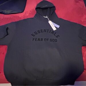 Essentials Black Hoodie